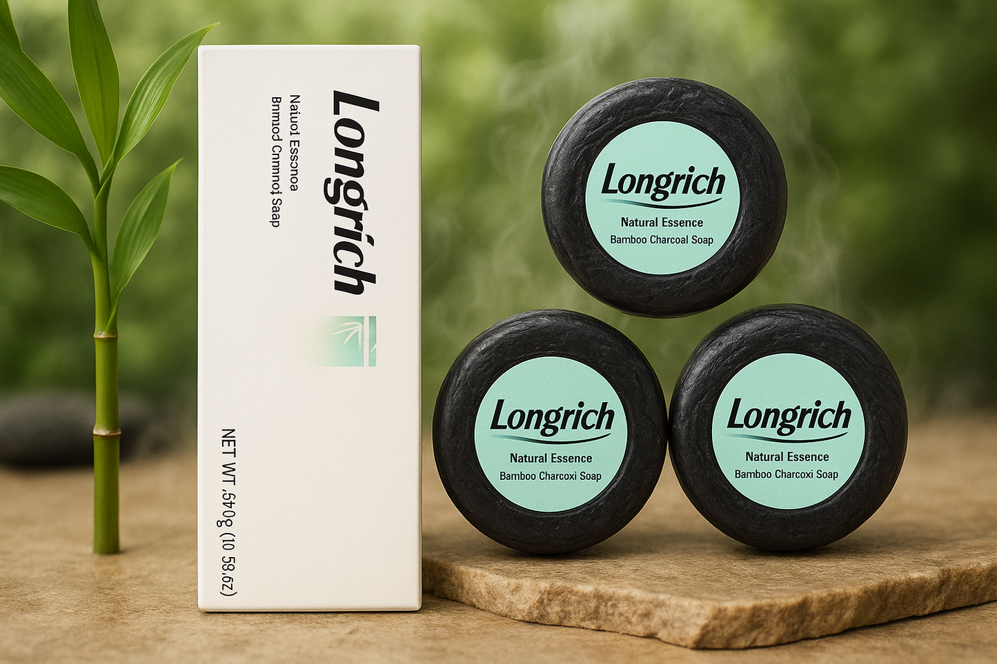 Black Soap with Bamboo Charcoal